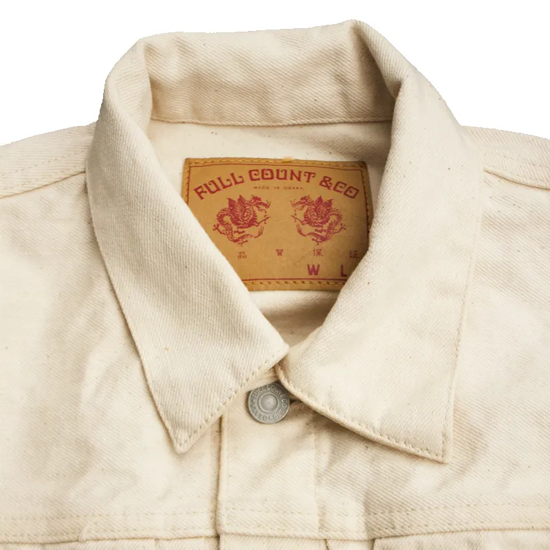 2107EC - Type 1 Ecru Denim Jacket - sold by Full Count product image thumbnail 4