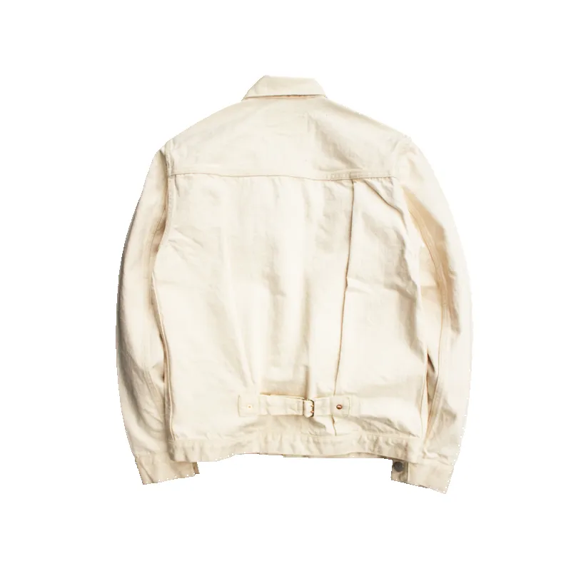 2107EC - Type 1 Ecru Denim Jacket - sold by Full Count product image thumbnail 3