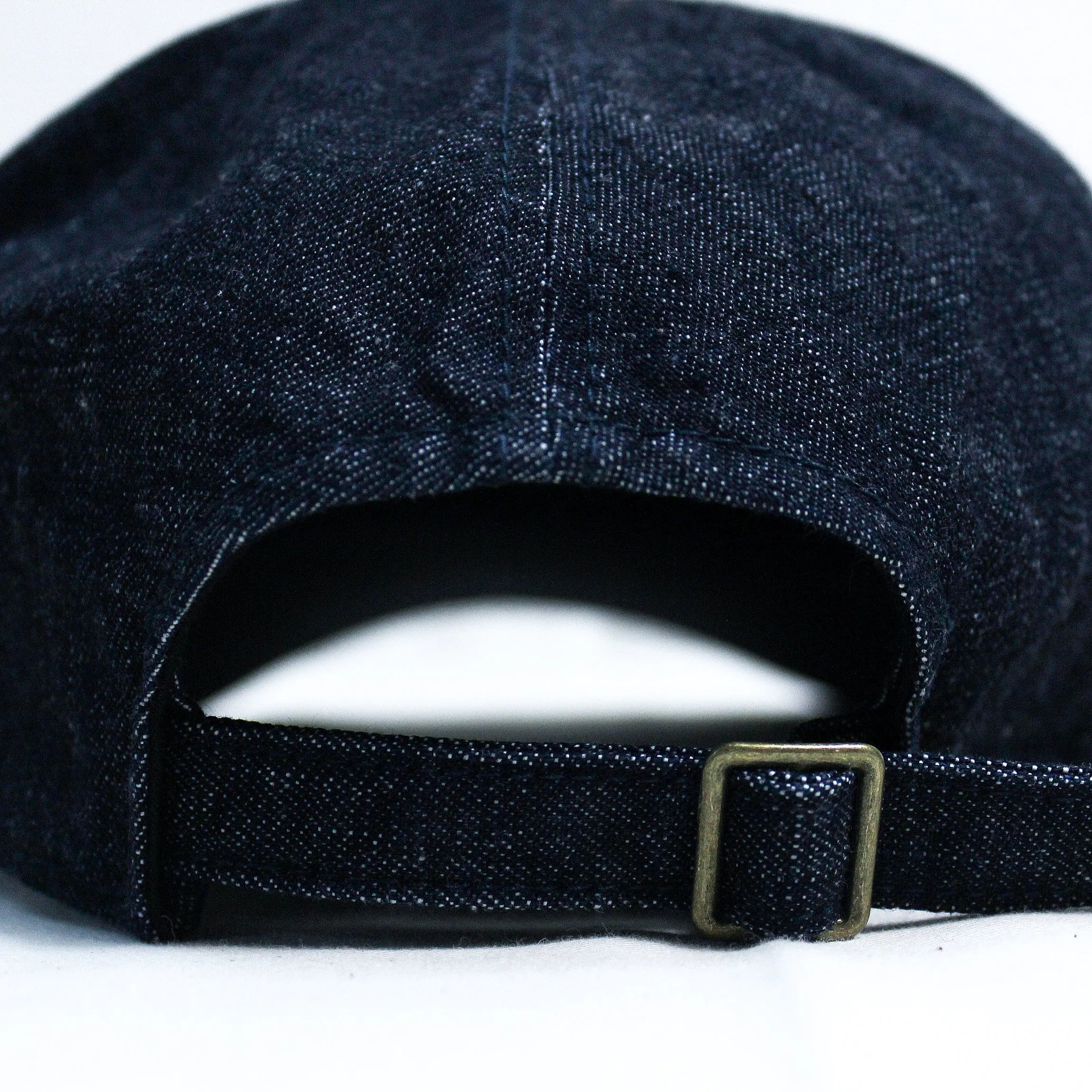 6007 - Chain Embroidery Denim Cap - sold by Full Count product image thumbnail 3