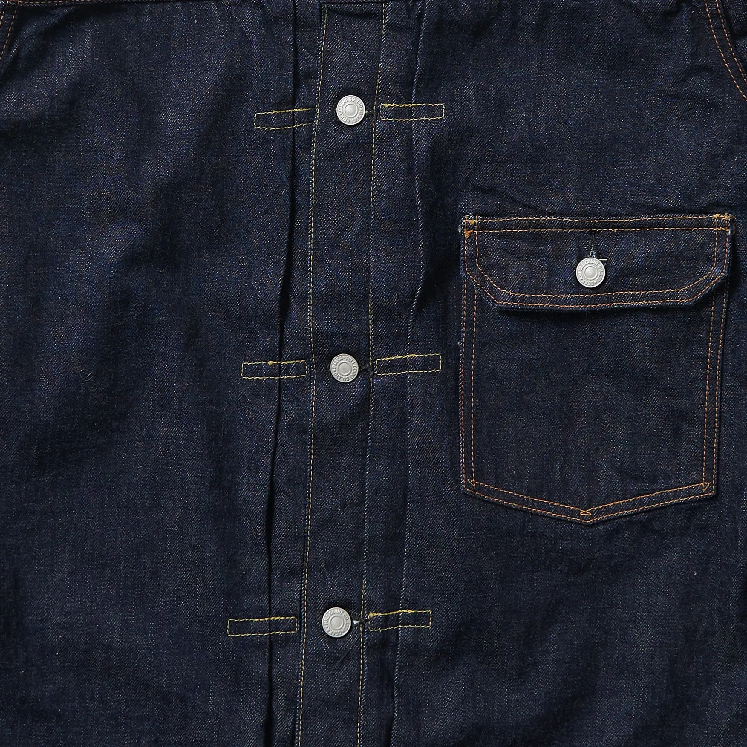 2107 - Type 1 Denim Jacket - sold by Full Count product image thumbnail 4