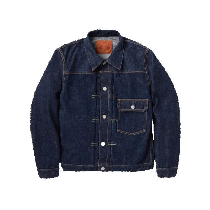 2107 - Type 1 Denim Jacket - sold by Full Count product image thumbnail 3