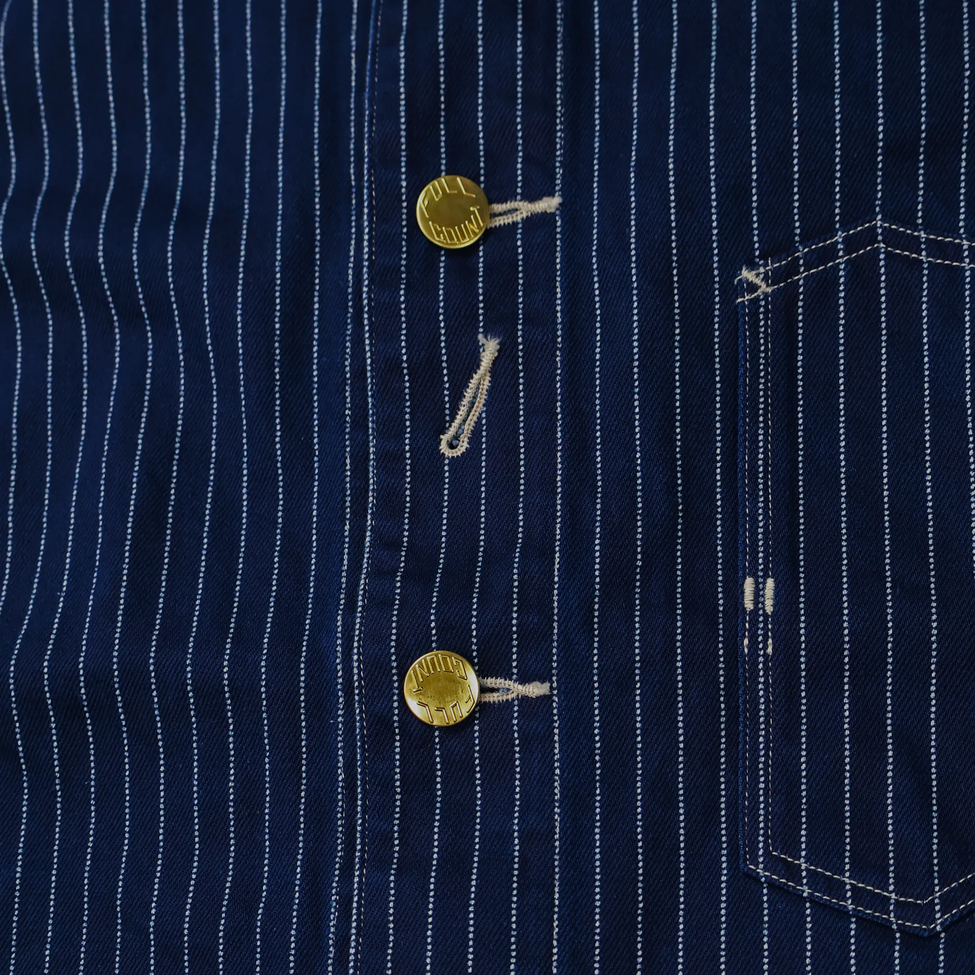 2015-13 - Early 1900s Wabash Chore Jacket - sold by Full Count product image thumbnail 3