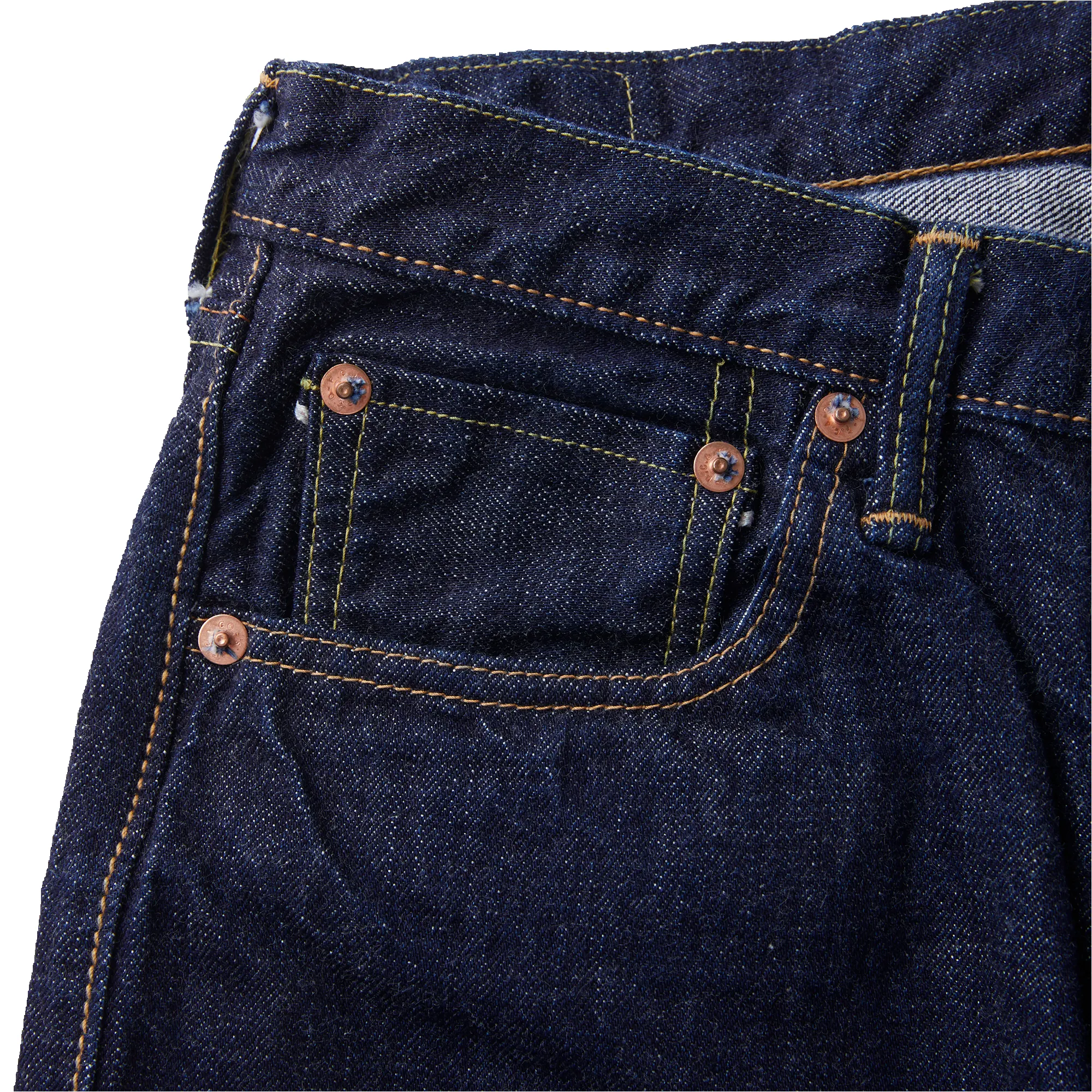 1110W - Tapered Denim - sold by Full Count product image thumbnail 3