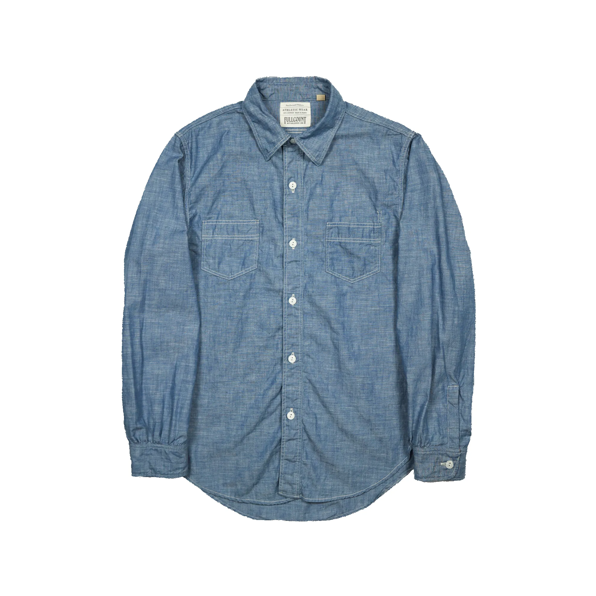 4091 - 20s Short Chambray Shirt sold by Full Count