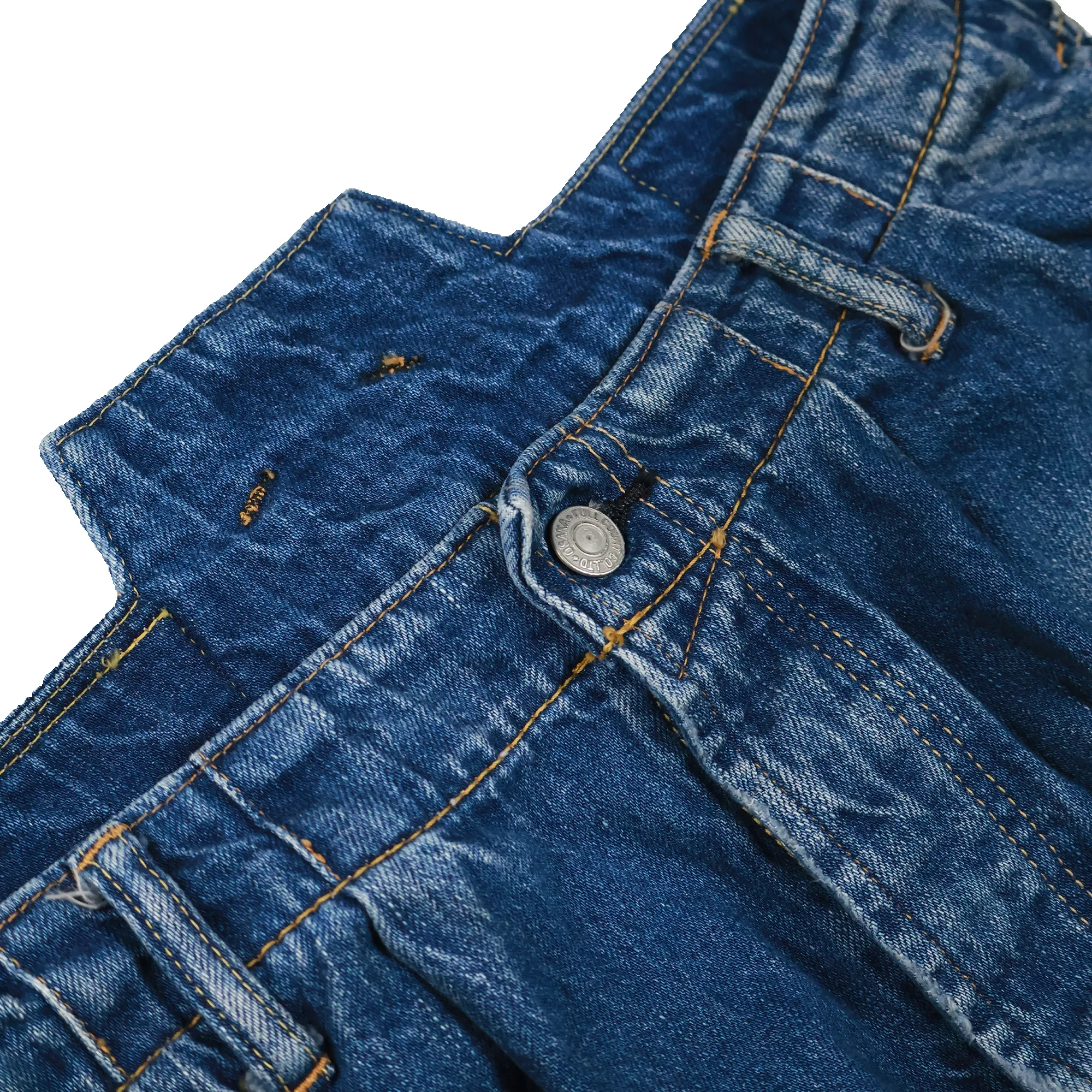 1001K - Wide Tuck Hakama Denim sold by Full Count product image thumbnail 4