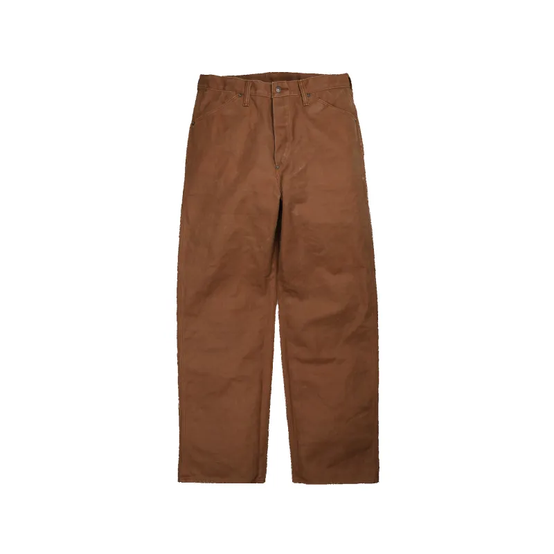[2025SS] 1129-6 - Persimmon Tannin Dye Heavy Duck Work Pants - sold by Full Count