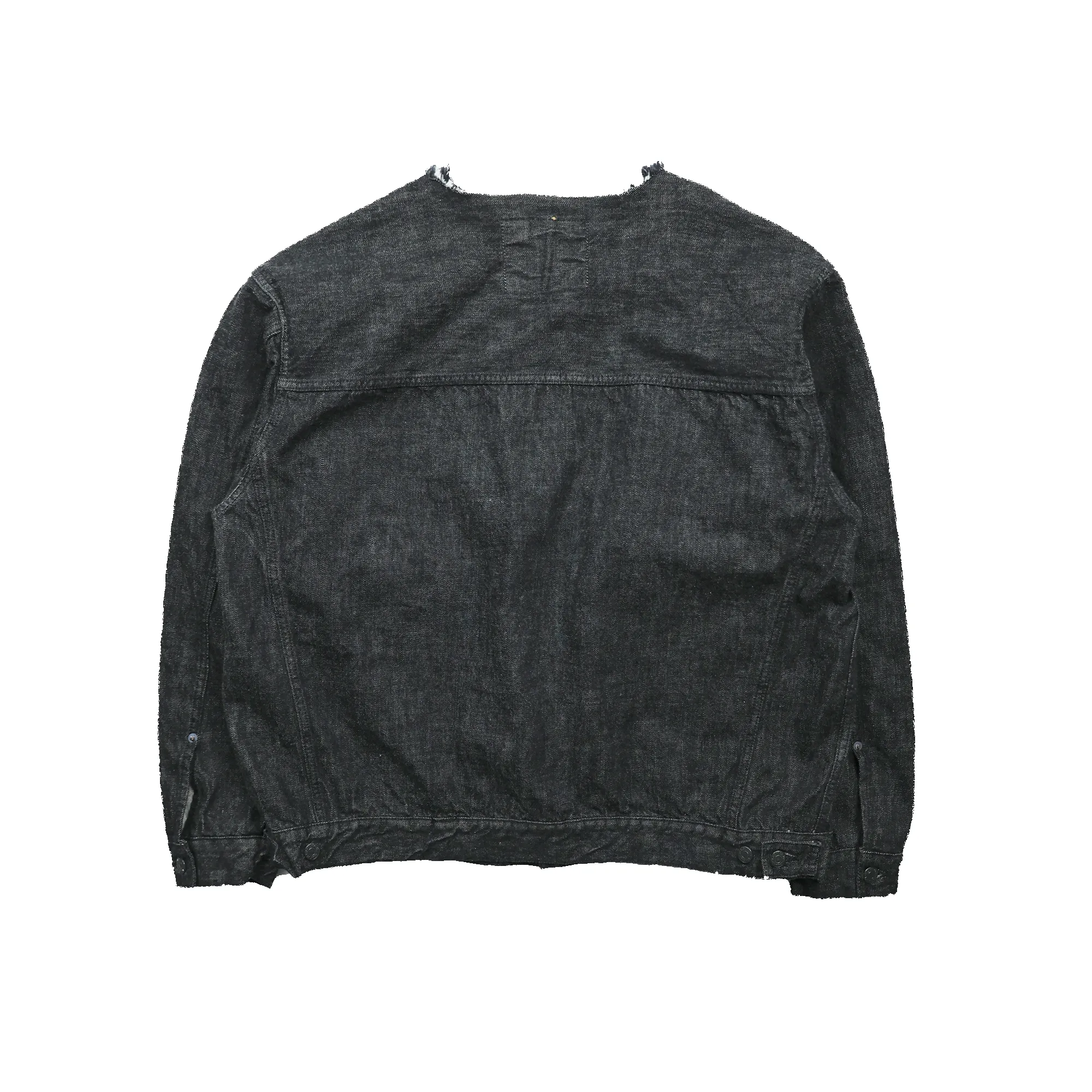 2103BK Type2 Oversized Black Denim Jacket sold by Full Count product image thumbnail 2