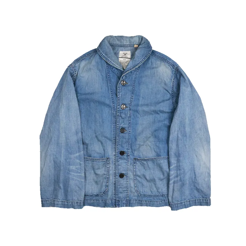 [2026SS] 2052HW-1 USN Shawl Collar Denim Coverall HW “Master Of Reality” sold by Full Count