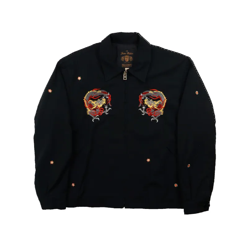 [2026SS] 2054-1 Classic Tattoo Embroidery Sport Jacket Original Drawing by “HORIDAI” sold by Full Count