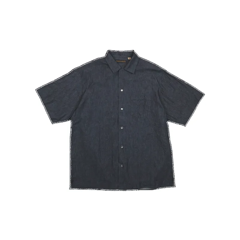 [2026SS] 4100-2 Denim Open Collar S/S Shirt sold by Full Count