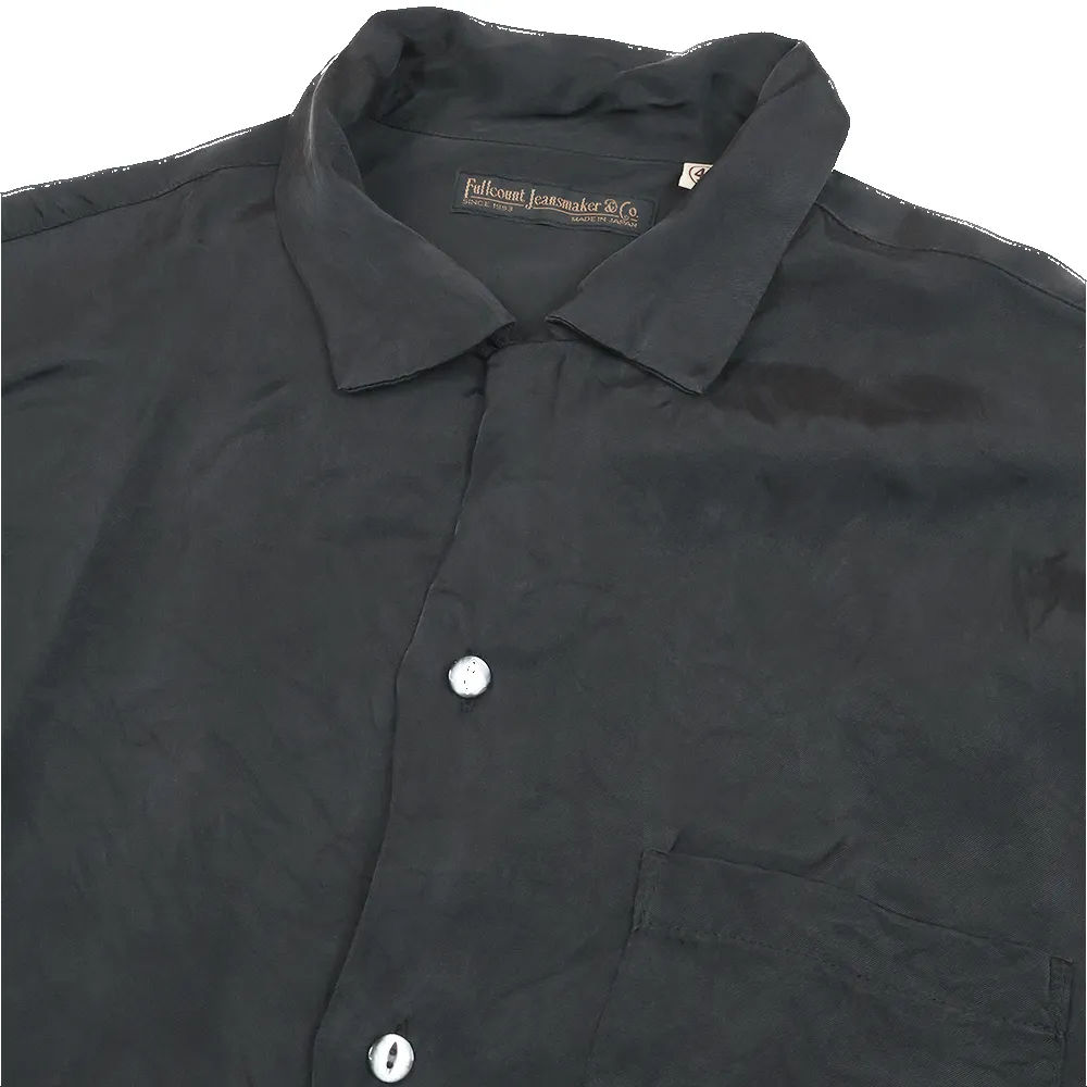 4100-3Fibril Cupra Open Collar S/S Shirt sold by Full Count product image thumbnail 2