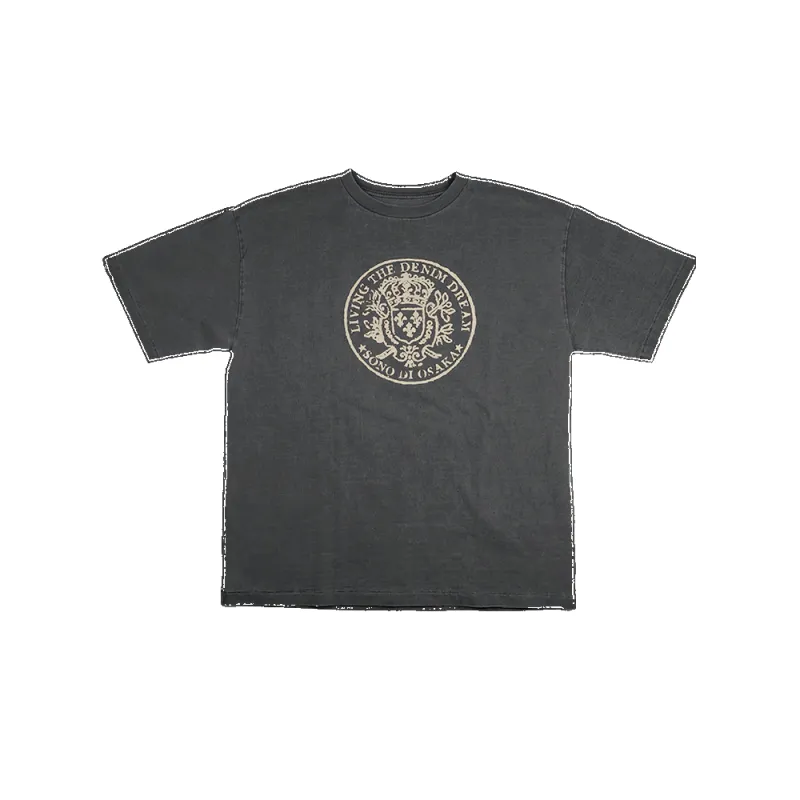 [2026SS] 5504-2 Print T “Old Postmark” VE (Vintage Effect) sold by Full Count