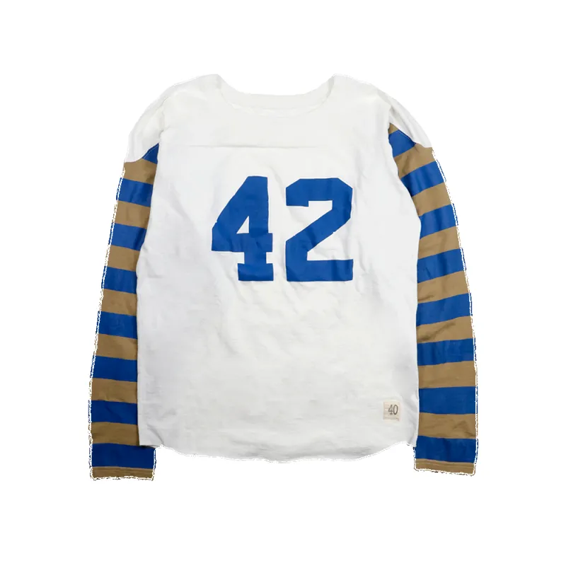[2026SS] 5505PT Old Football T “42” VE (Vintage Effect) sold by Full Count