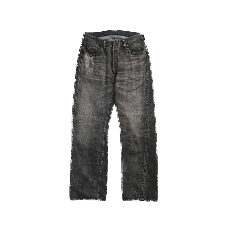 [2026SS] S0105BKSSHW WWII Model 11.5oz Black Denim Pants HW “Master Of Reality” sold by Full Count