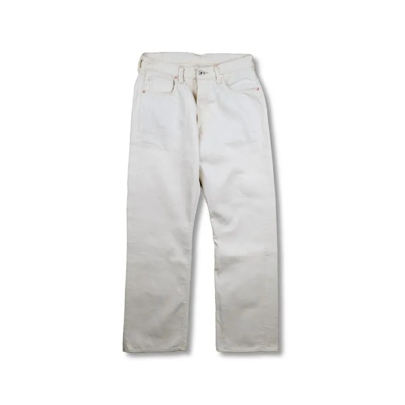 [2026SS] S0105ECSS WWII Model 11.5oz Ecru Denim Pants (Raw) sold by Full Count