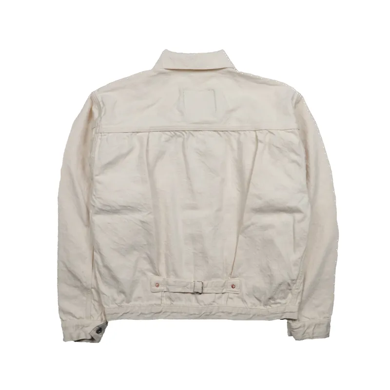 [2026SS] S2107ECSSW WWII Model 11.5oz Ecru Denim Jacket (One Wash) sold by Full Count