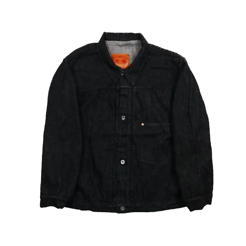 [2026SS] S2107BKSSW WWII Model 11.5oz Black Denim Jacket (One Wash) sold by Full Count