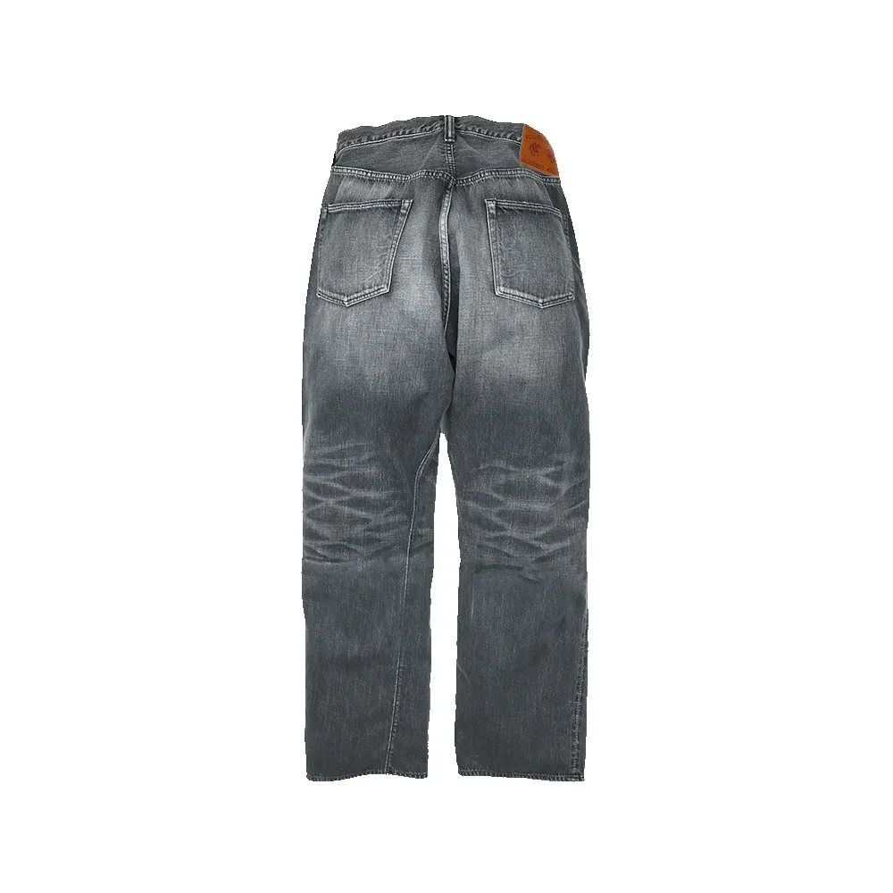 0105BKSSHW Wide Black Selvedge Denim Dartford(Super Smooth) sold by Full Count product image thumbnail 2