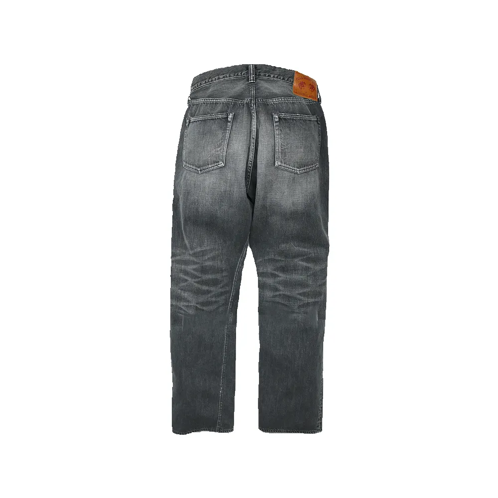 1101BKSSHW Straight Black Selvedge Denim Dartford(Super Smooth) sold by Full Count product image thumbnail 2