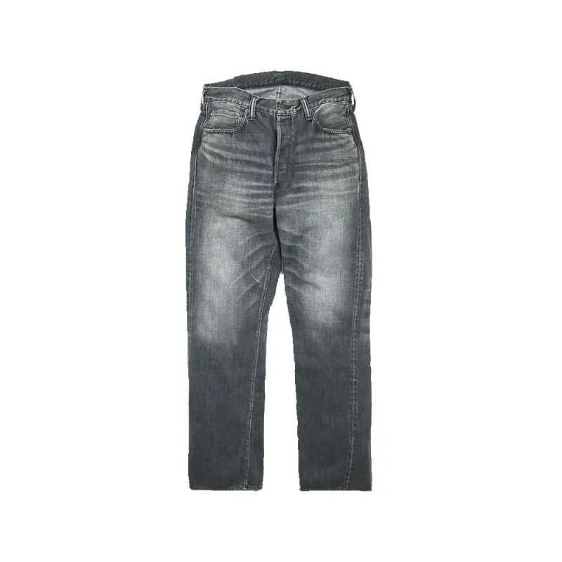[2025AW] 1101BKSSHW Straight Black Selvedge Denim Dartford(Super Smooth) sold by Full Count
