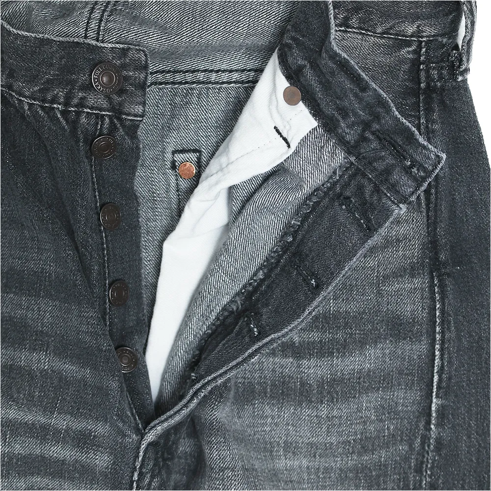 1108BKSSHW Slim Straight Black Selvedge Denim Dartford(Super Smooth) sold by Full Count product image thumbnail 2