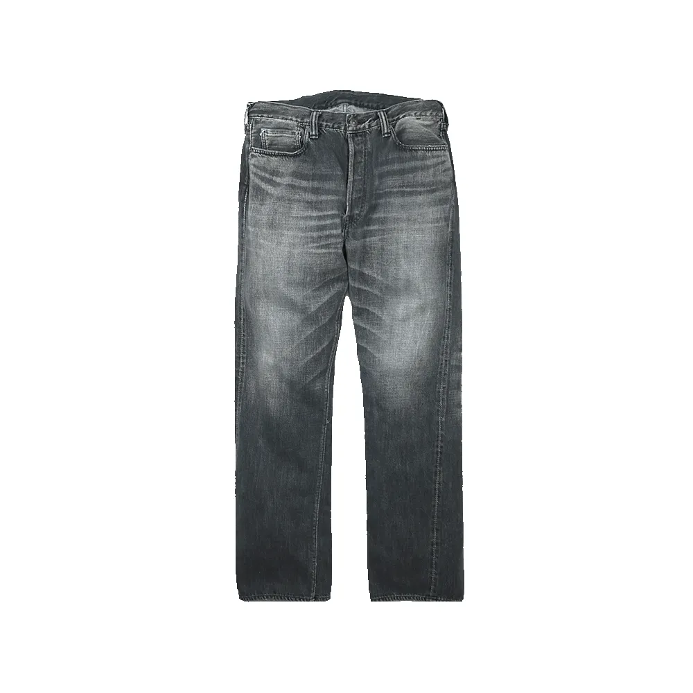 1108BKSSHW Slim Straight Black Selvedge Denim Dartford(Super Smooth) sold by Full Count