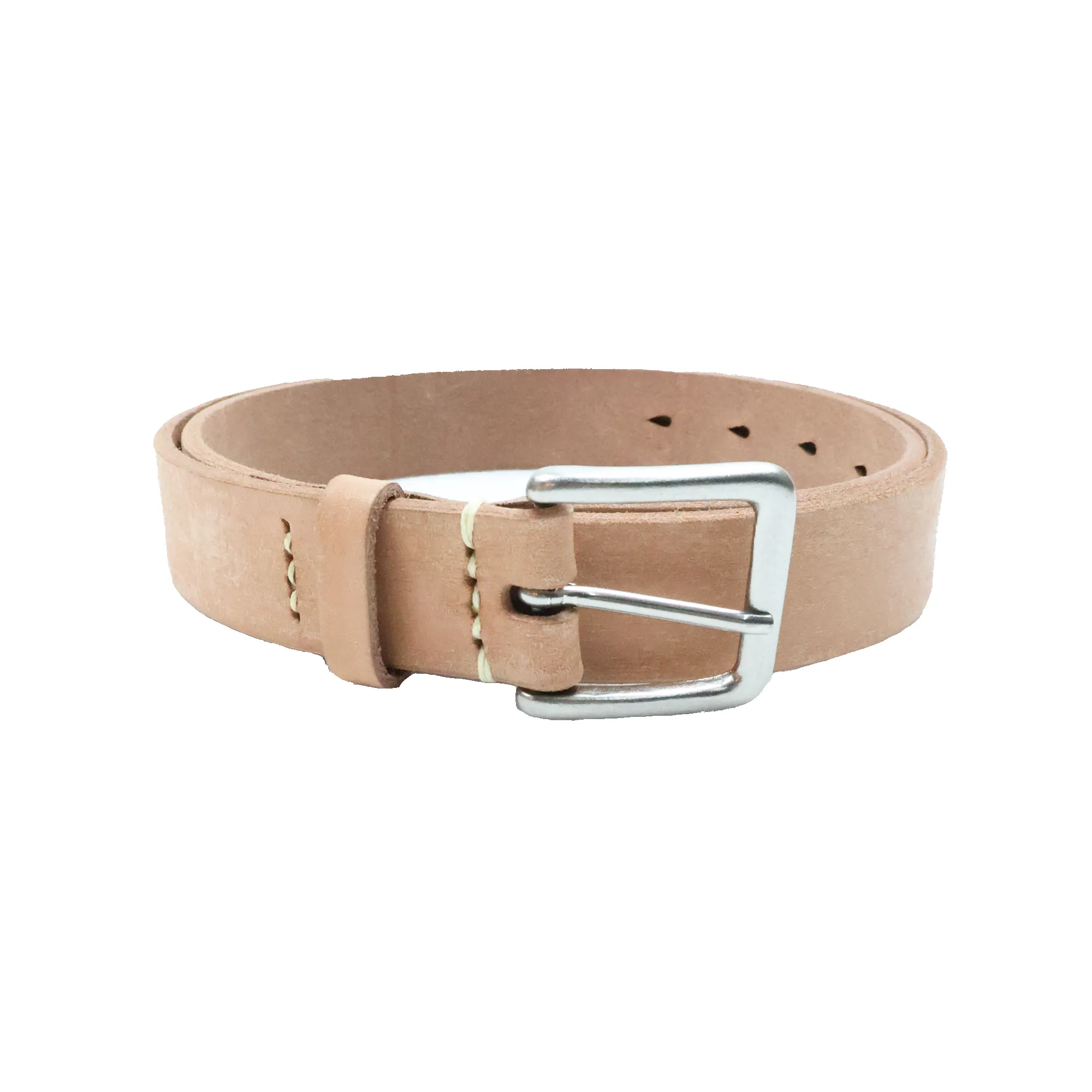 6218 Wild Leather Narrow Belt sold by Full Count product image thumbnail 2