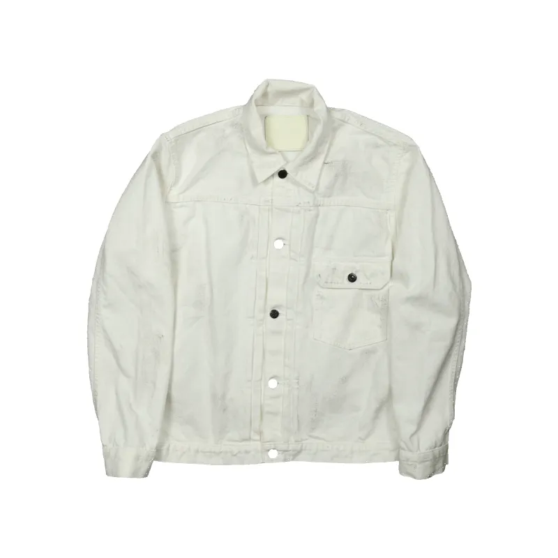 2107WH - 2107 Dirty White Denim - sold by Full Count