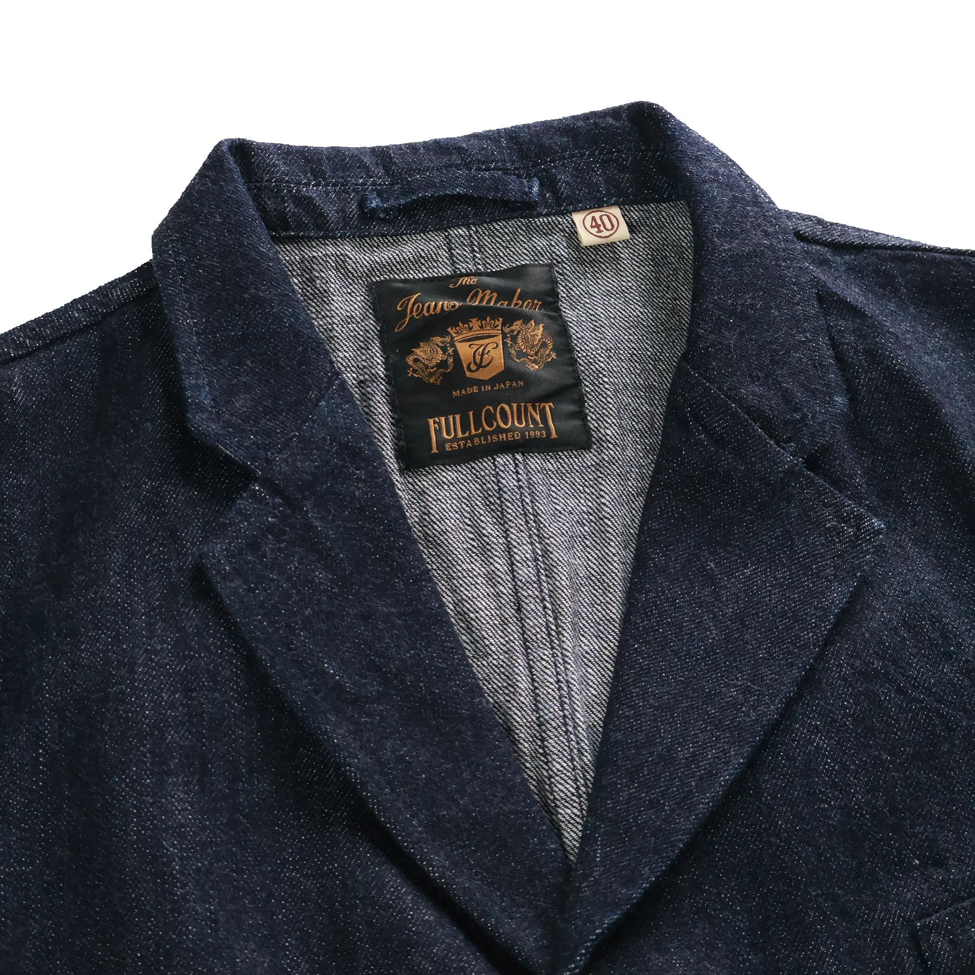 2007-BIG2 Denim Blazer (Blue In Green×FULLCOUNT) sold by Full Count product image thumbnail 3