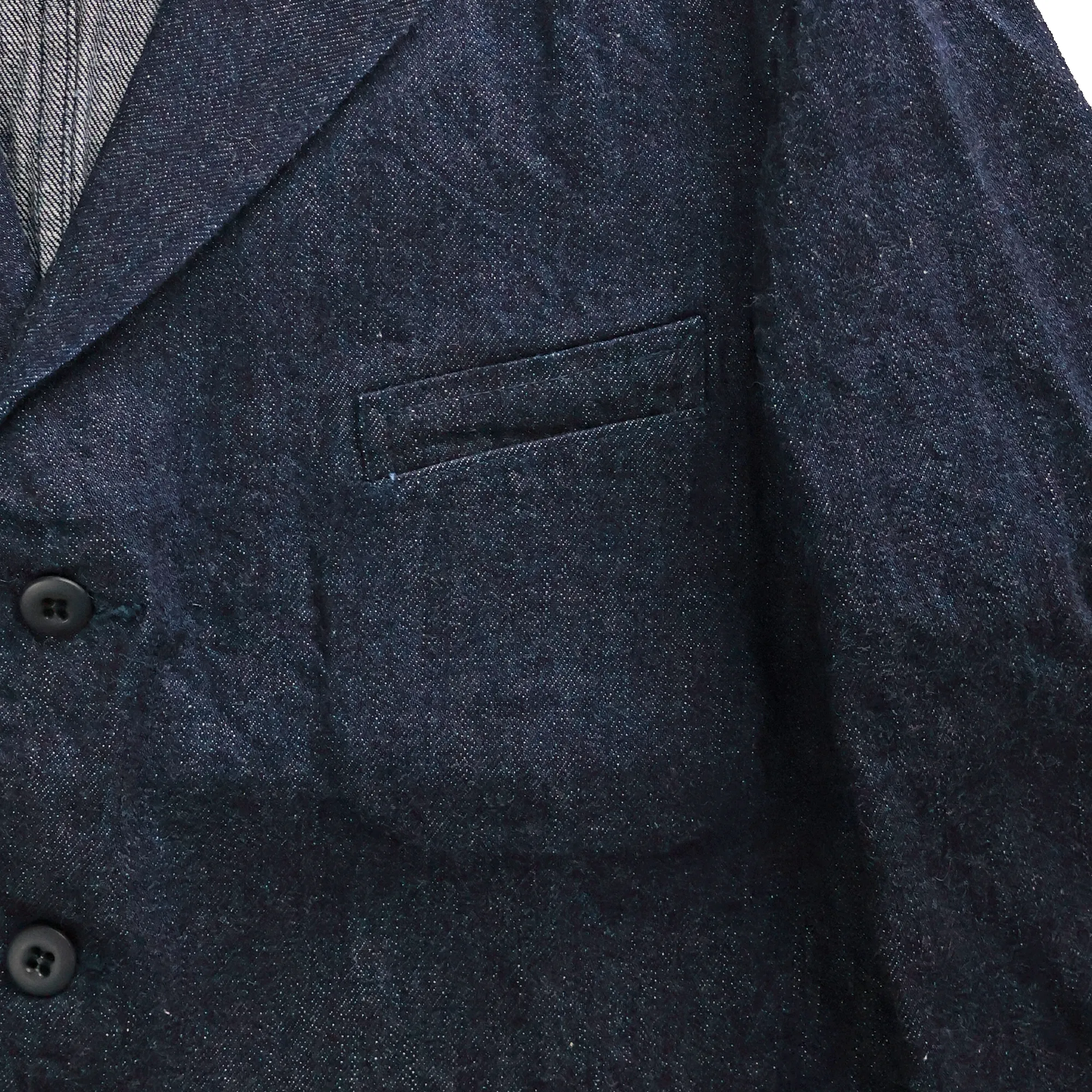 2007-BIG2 Denim Blazer (Blue In Green×FULLCOUNT) sold by Full Count product image thumbnail 4