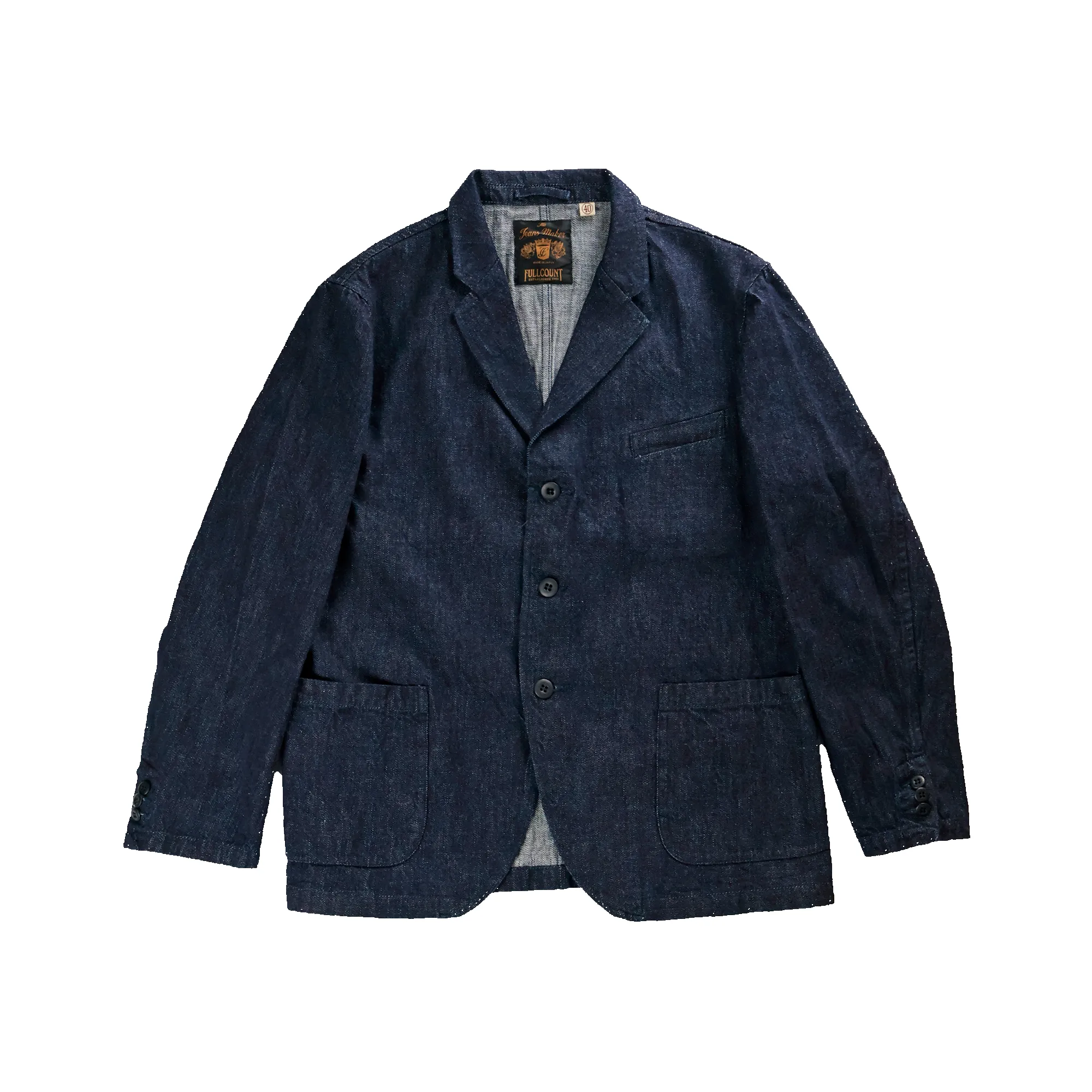 2007-BIG2 Denim Blazer (Blue In Green×FULLCOUNT) sold by Full Count