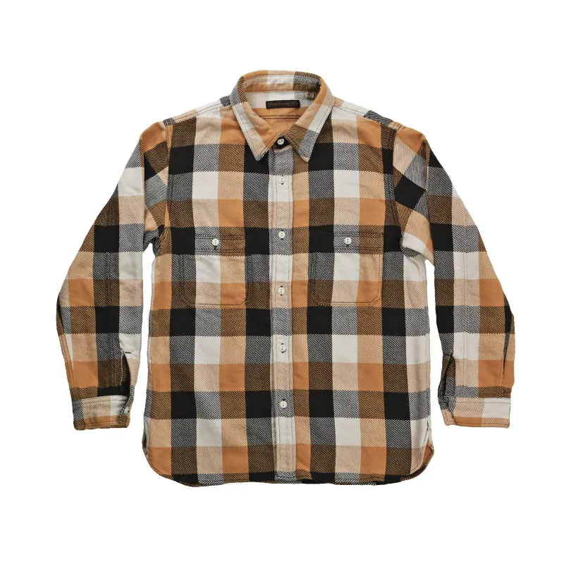 [2026AW] 4106 Original Cotton Check Flannel Work Shirt made by Full Count