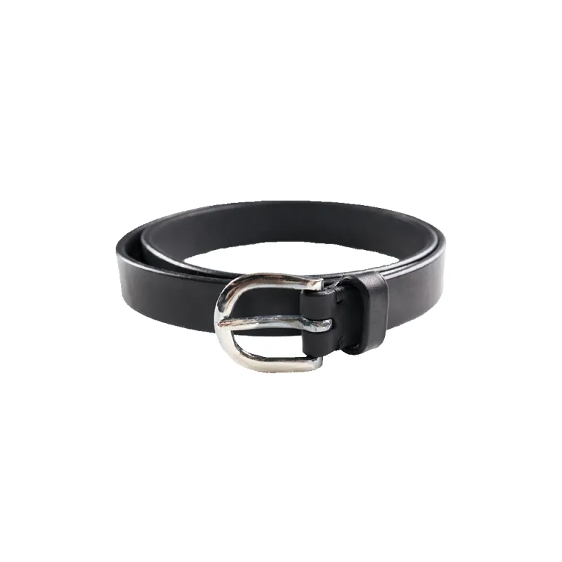 [2026AW] 6219 Oiled Leather Narrow Belt made by Full Count
