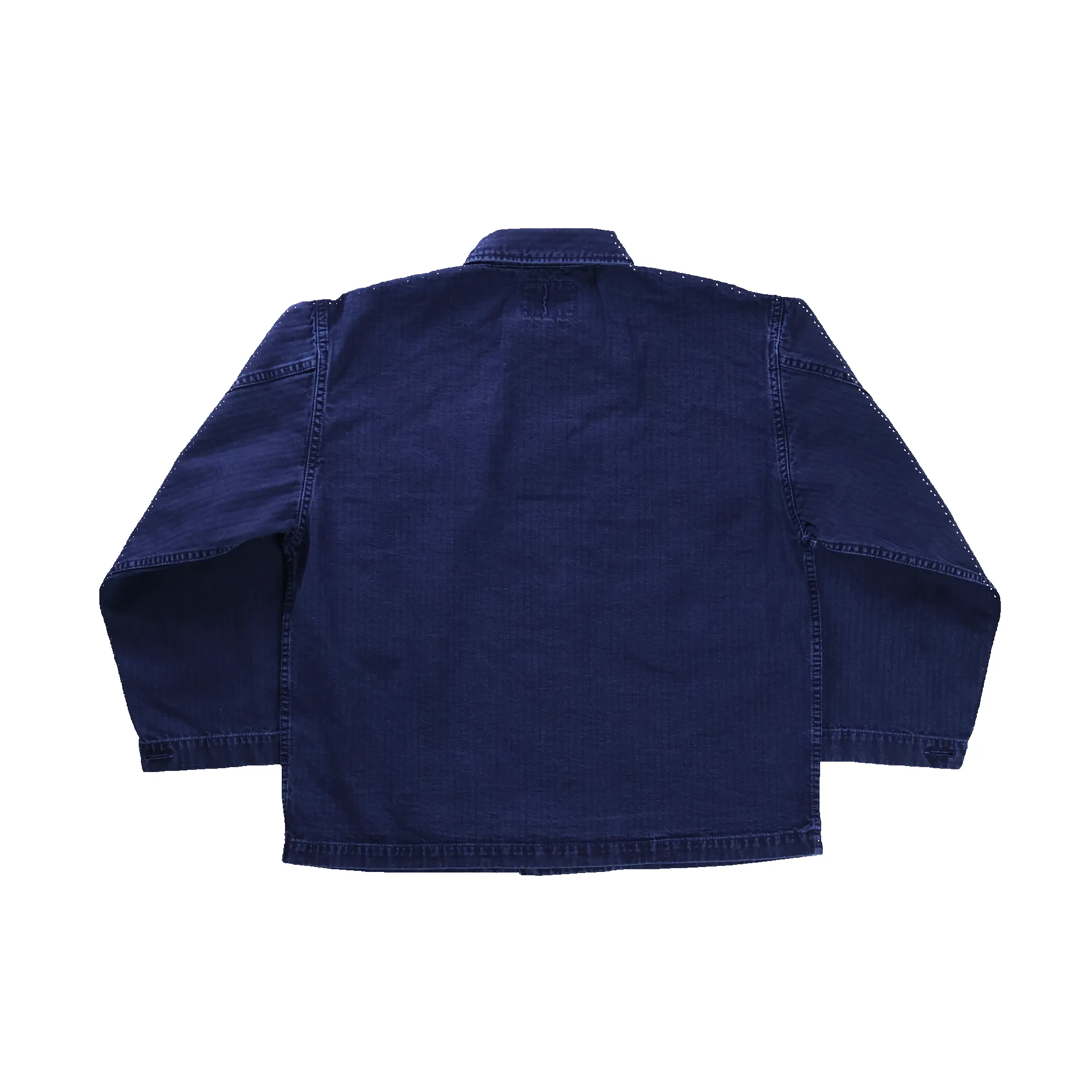 2000BIG M43 Herringbone Jacket (Blue in Green Exclusive) sold by Full Count product image thumbnail 2