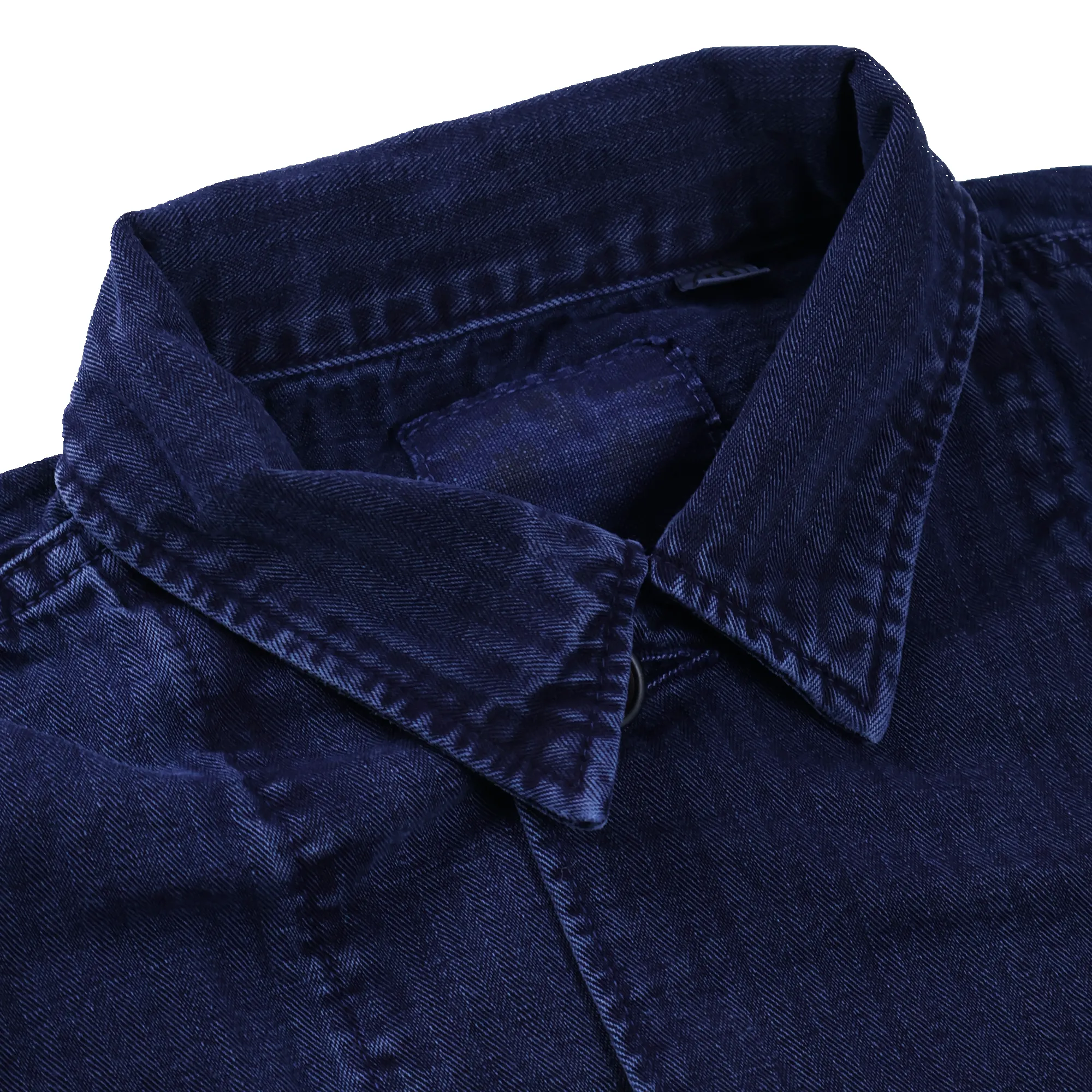 2000BIG M43 Herringbone Jacket (Blue in Green Exclusive) sold by Full Count product image thumbnail 4