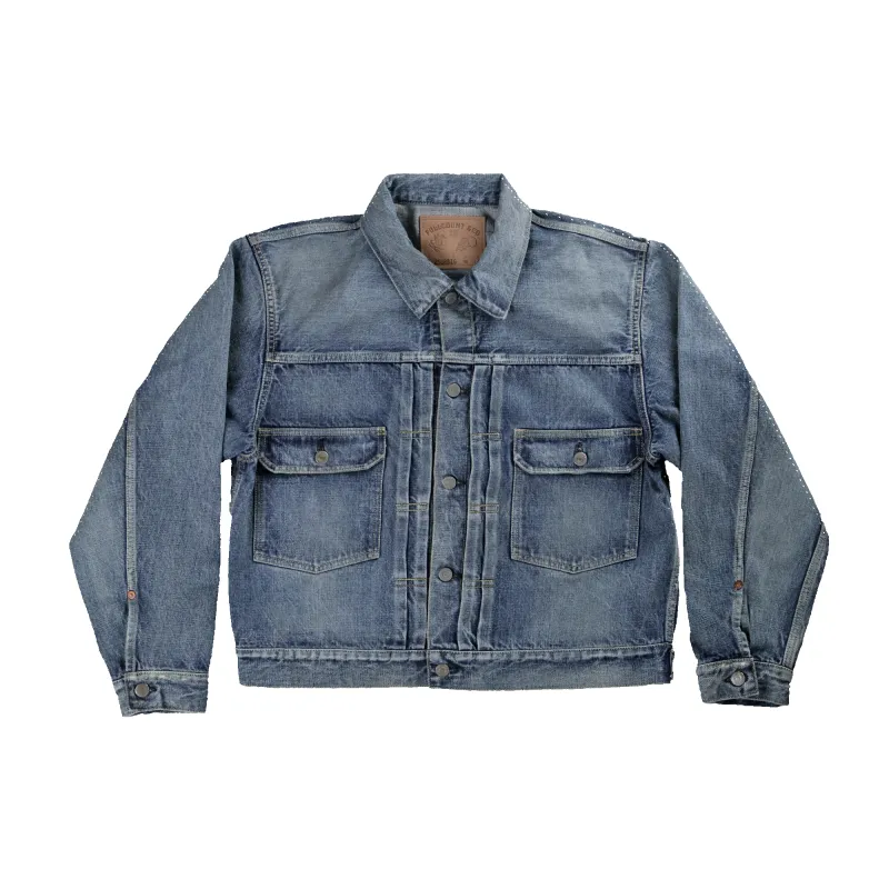 2102HWBIG Type 2 Denim Jacket HW (Blue in Green Exclusive) made by Full Count