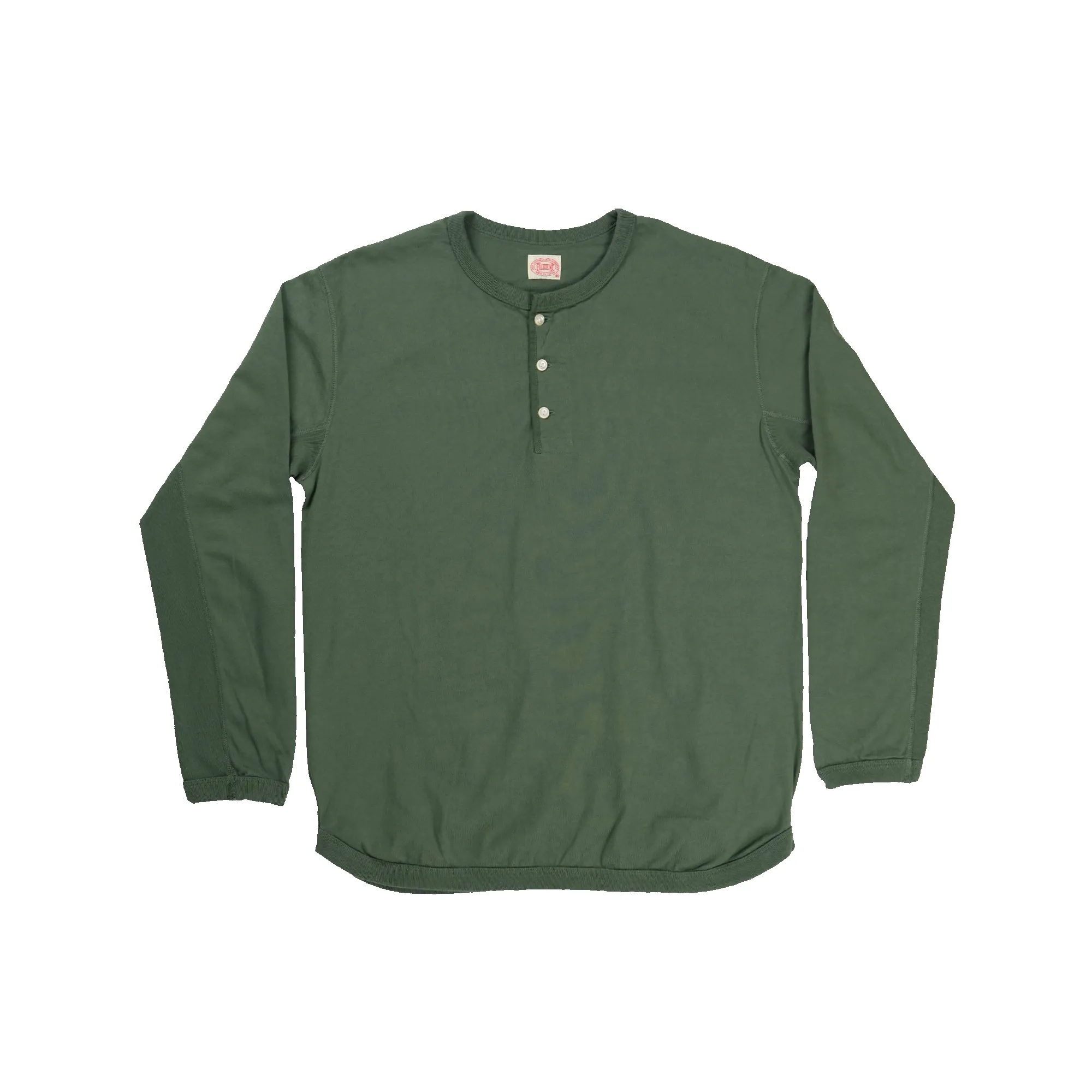 5222LH-SOS Flat Seam Heavyweight Longsleeve Henley T Shirt (Limited-Edition Color) sold by Full Count product image thumbnail 2
