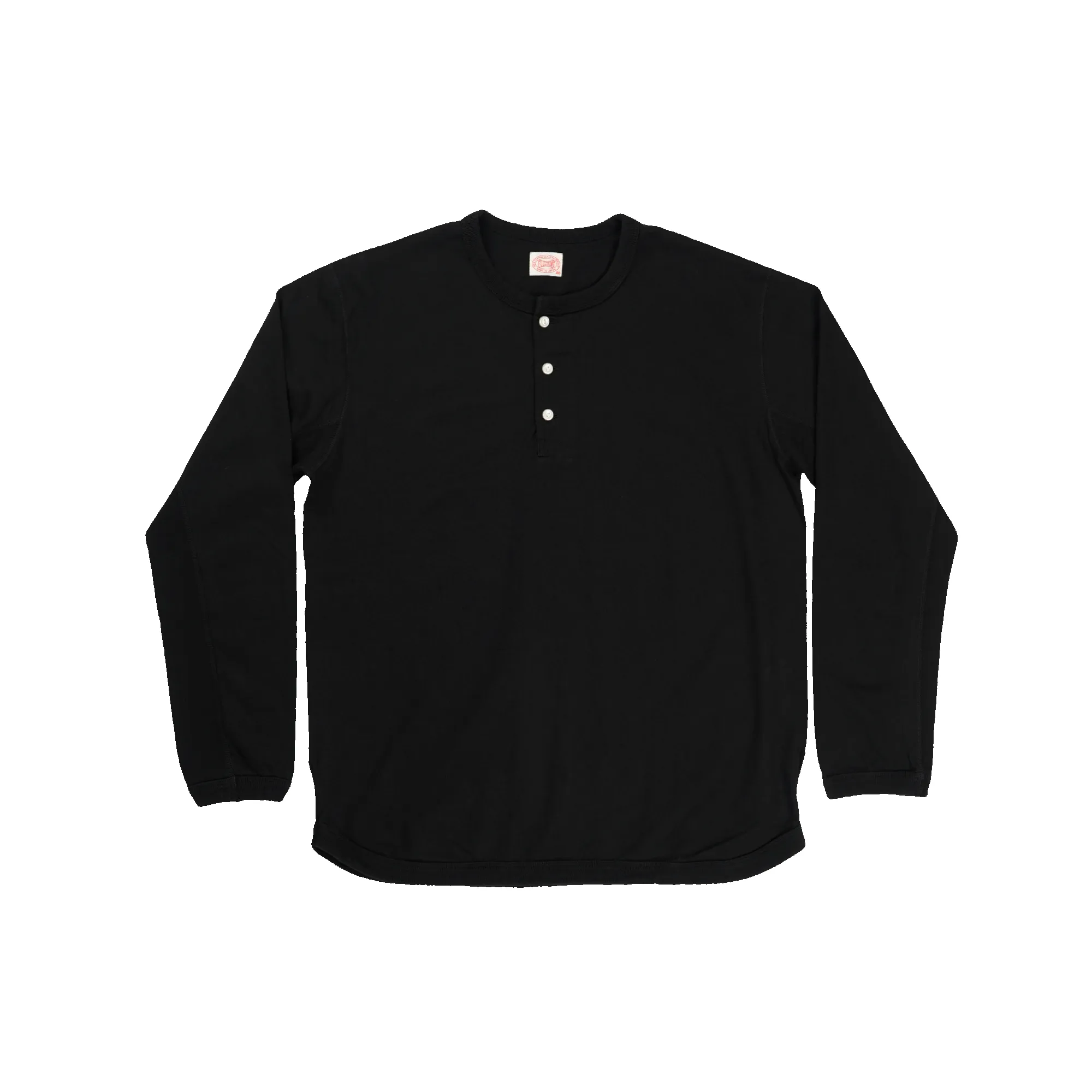 5222LH-SOS Flat Seam Heavyweight Longsleeve Henley T Shirt (Limited-Edition Color) sold by Full Count