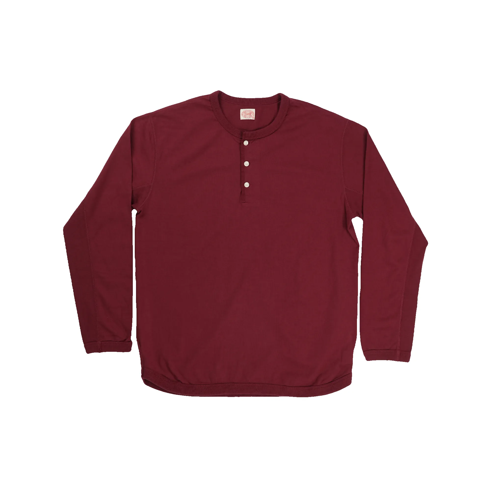 5222LH-SOS Flat Seam Heavyweight Longsleeve Henley T Shirt (Limited-Edition Color) sold by Full Count product image thumbnail 5