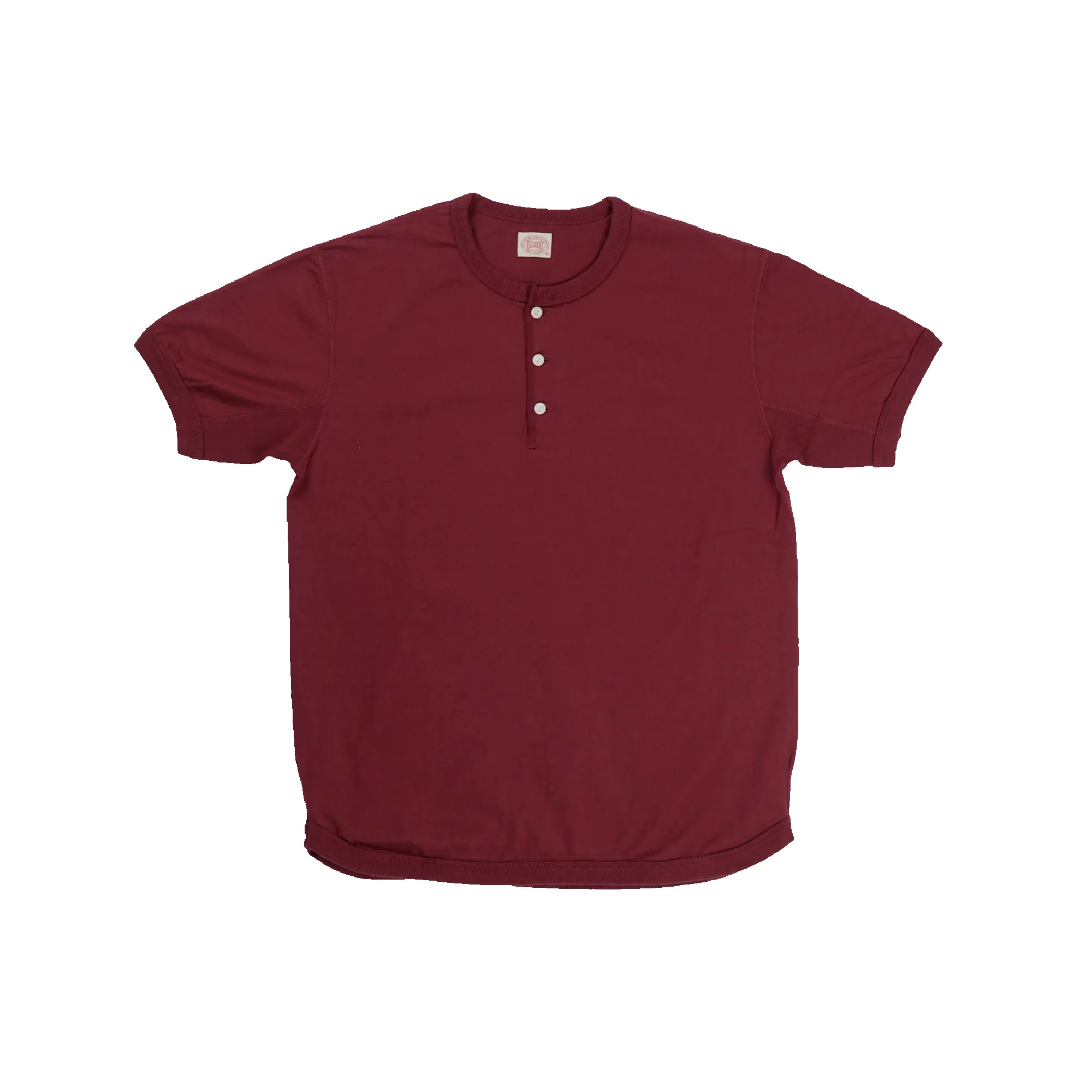 5222H-SOS Flat Seam Heavyweight Henley T Shirt (Limited-Edition Color) sold by Full Count product image thumbnail 5