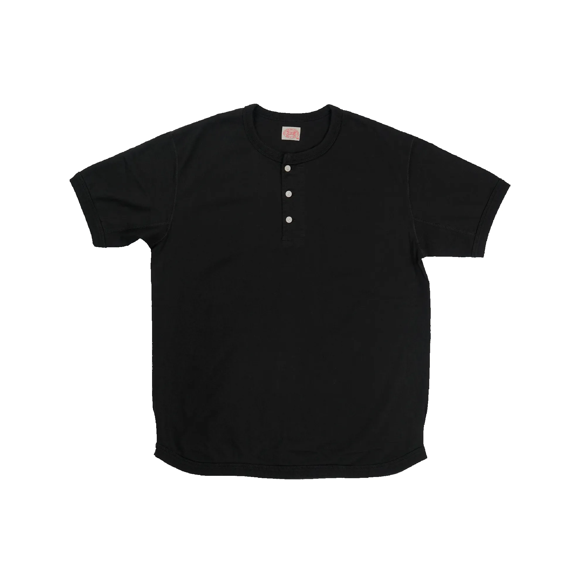 5222H-SOS Flat Seam Heavyweight Henley T Shirt (Limited-Edition Color) sold by Full Count product image thumbnail 4