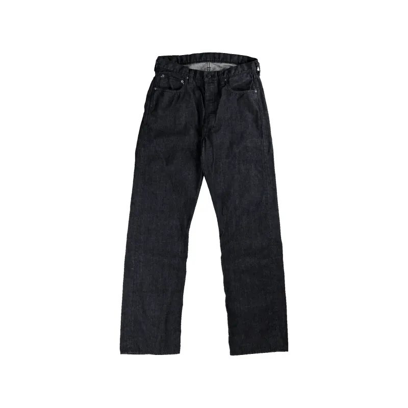 [2027SS] 0105BK-27 Black Wide Denim(Limited Quantity) made by Full Count