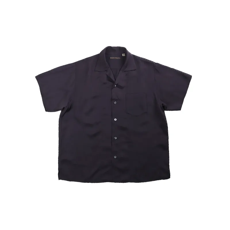 [2027SS] 4107-2 Rayon Silk Open Collar S/S Shirt made by Full Count