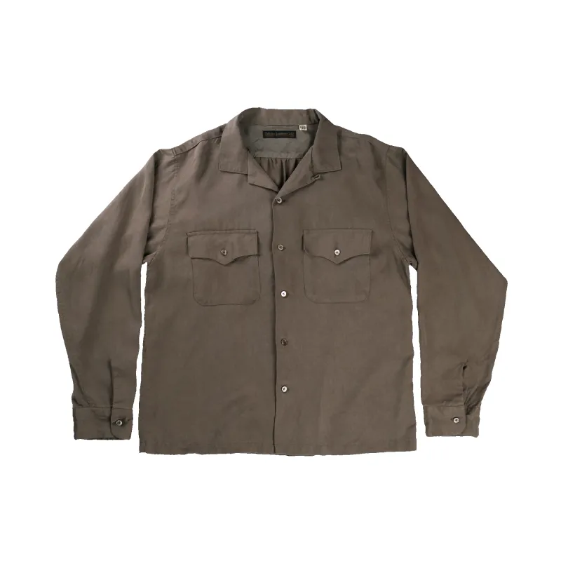 [2027SS] 4108-1 Tencel Open Collar Shirt made by Full Count