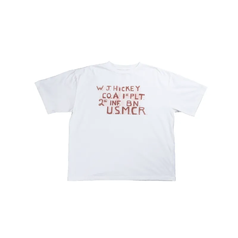 [2027SS] 5507-2 Print T W.J HICKEY made by Full Count