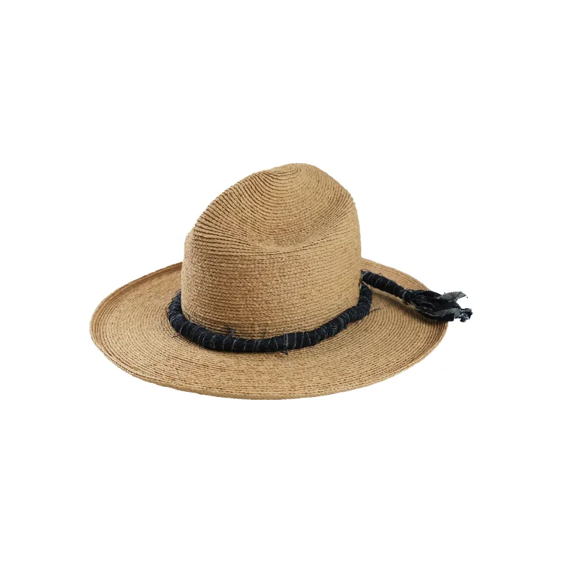 [2027SS] GFC6001 Teardrop Crown Raffia Hat  (GDC×CA4LA×FULLCOUNT) made by Full Count