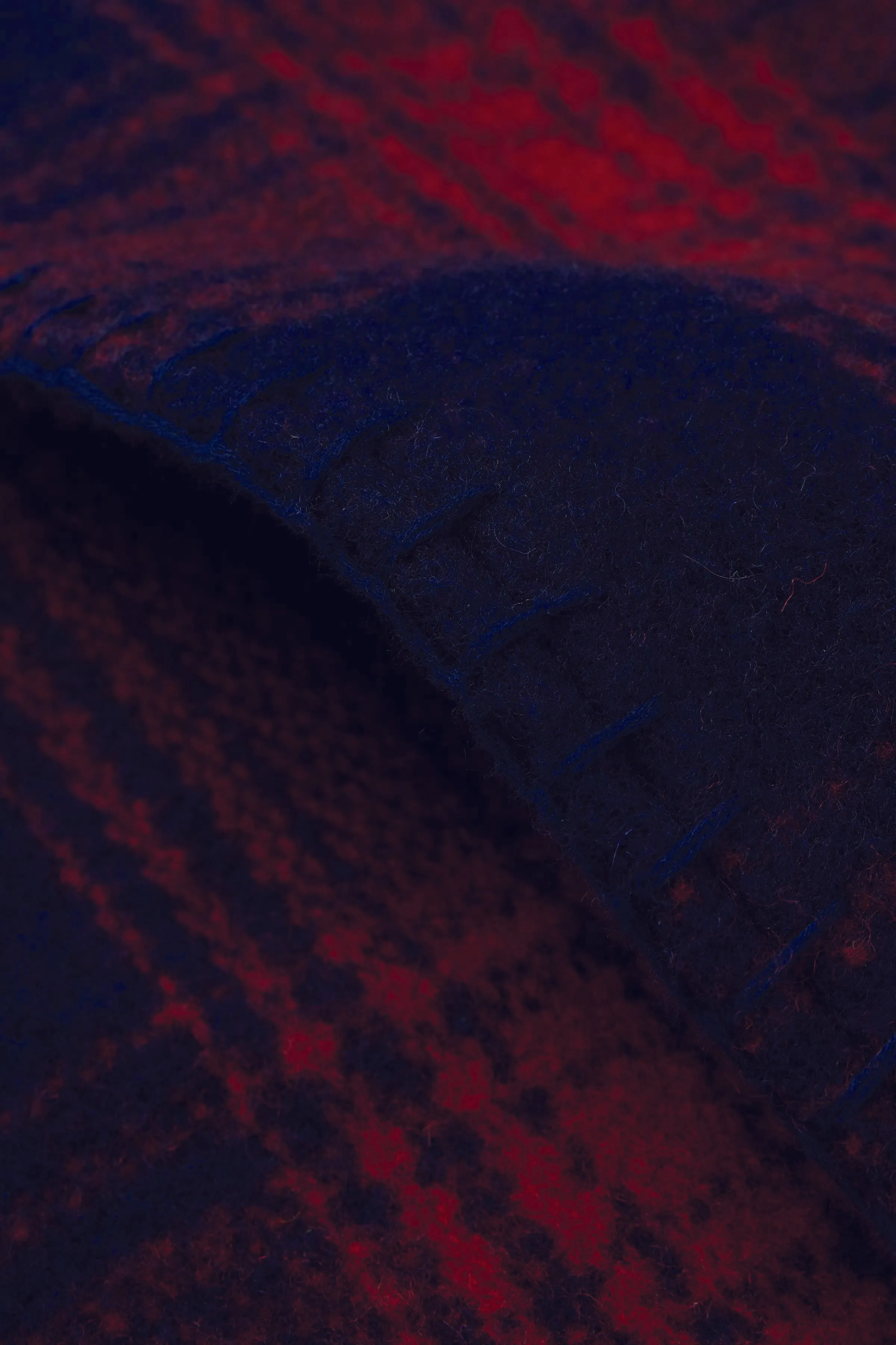 The Outsider Scarf, Red/Blue Plaid sold by Blackstock & Weber product image thumbnail 4