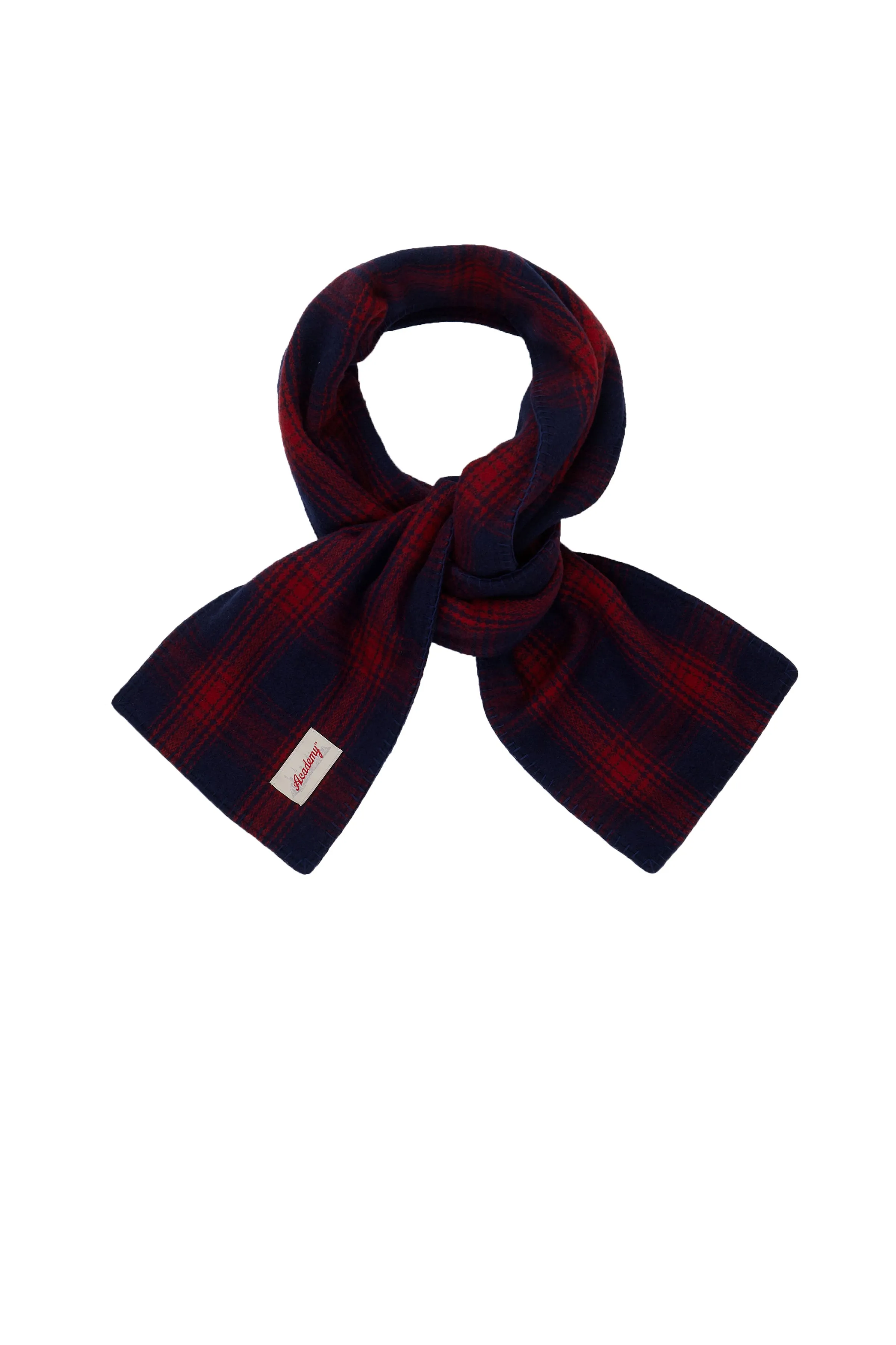 The Outsider Scarf, Red/Blue Plaid sold by Blackstock & Weber product image thumbnail 2