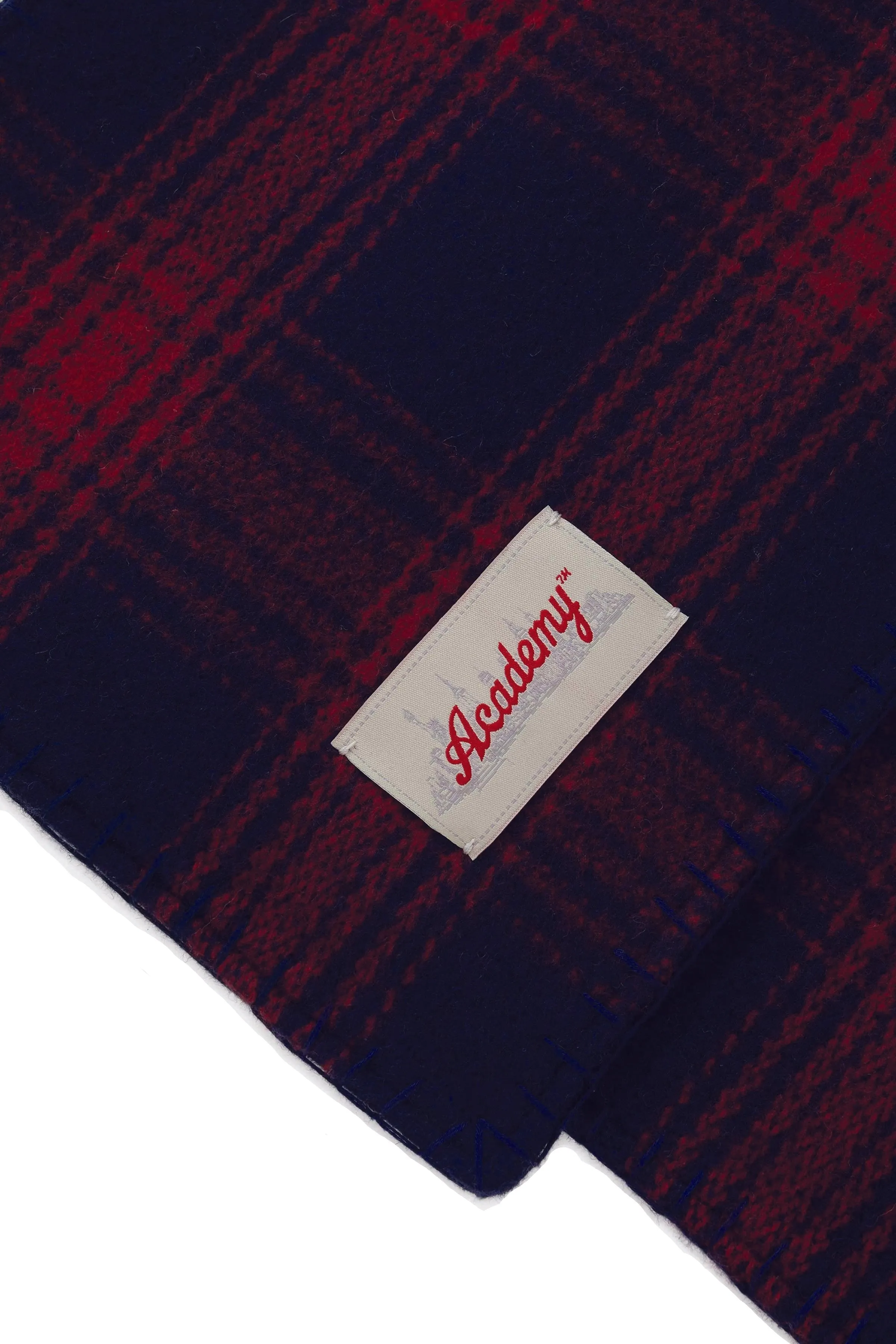 The Outsider Scarf, Red/Blue Plaid sold by Blackstock & Weber product image thumbnail 3