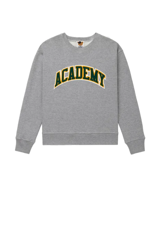 The Bookstore Crewneck, Green/Yellow sold by Blackstock & Weber